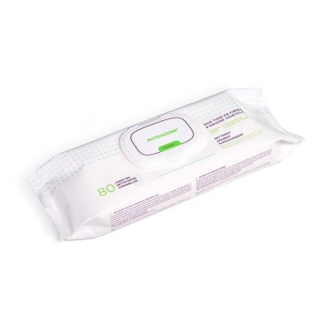 Lingettes nettoyantes corporelles biodégradables Physiaderm®