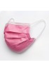 Masque chirurgical rose type 2 avec élastiques 3 plis
