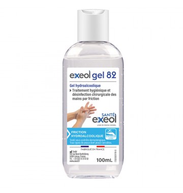 Gel hydroalcoolique 82 Exeol